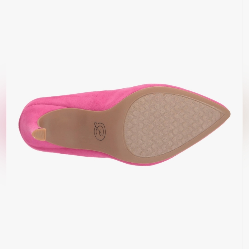 Chinese Laundry Spice Micro Suede Pump in Fuschia Size 7 - Picture 4 of 4